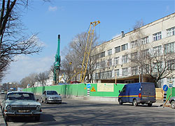 Будівництво станції метро “Васильківська” в Києві