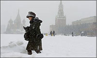 Відлуння урагану. Москву засипає снігом