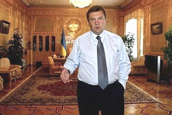 Прем'єр Янукович і Президент Ласло Шойомом обмінялися загальними фразами