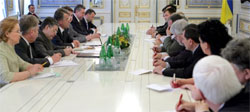 Президет Ющенко зустрівся із європаламентарями