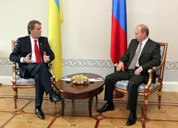 Президенти Ющенко і Путін зустрілися у Пітері