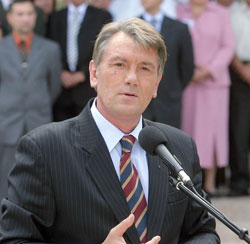 Президент Ющенко відкрив автозбиральний завод