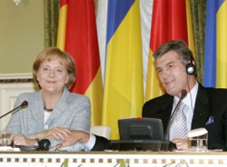 Президент Ющенко та Канцлер Ангела Меркель кажуть, що порозумілися.