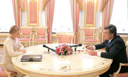 Президент зустрівся із прем'єром, щоб назвати Пинзеника саботажником