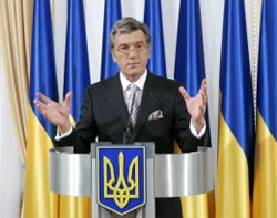 Президент Ющенко - за конструктивну роботу парламенської більшості. А хто проти?