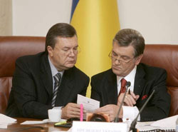 Дерибан на двох. Парламентська фішка Ющенка і Януковича