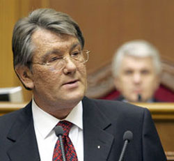 Президент Віктор Ющенко відмовився від підпису під законом про вибори