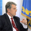 Президент Віктор Ющенко побачив у портретах Януковича перемогу демократії