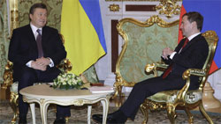 Президент Янукович зустрічається з кремлівським керівництвом