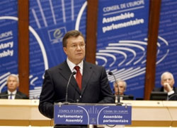 Янукович виступив у Стразбурзі як сателіт Кремля