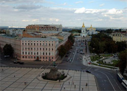 Будівля столичного Главку МВС біля Софіївської площі