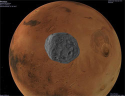 Один із супутників Марсу утворився внаслідок вибуху