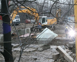 Вертолітний майданчик для Януковича будують на кістках жертв чекістських репресій 