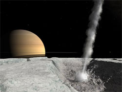 Зонд Кассіні виявив у надрах супутника Сатурна океан із солоною водою