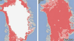 Льодовики Гренландії почали надто швидко танути