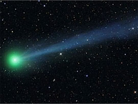 На початку квітня ми зможемо побачити яскраво зелену комету