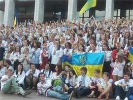 У Києві відбувся Мегамарш вишиванок