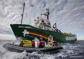 У Росії активістів Greenpeace звинувачують у піратстві