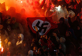 Не спортивна політика. На російському стадіоні зафіксовано нацистську символіку - і жодної реакції