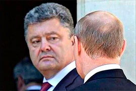 Порошенко і Путін обговорили ситуацію на Донбасі по телефону