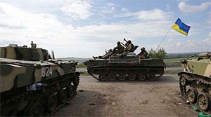 Українські військові заблокували російських терористів у Лисичанську