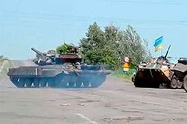 Українські військові блокують російських терористів