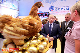 Путін розповів росіянам про користь санкцій Заходу для відродження аграрного виробництва