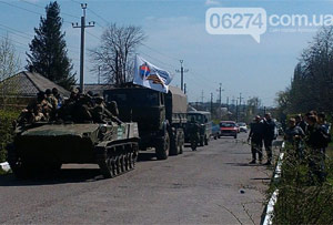 Російський спецназ нині подорожує дорогами Донеччини фактично без перешкод