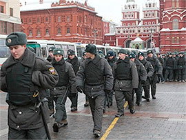 У Москву вводять внутрішні війська