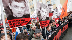 У Москві відбулася жалобна хода пам’яті Бориса Нємцова