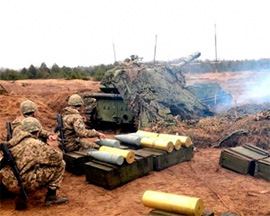 Ситуація на фронті: російські бойовики активно застосовують танки і артилерію