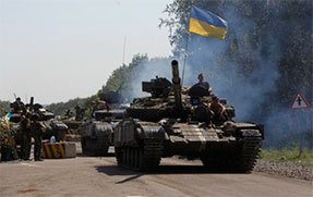 Ситуація на фронті: українські військові відводять танки