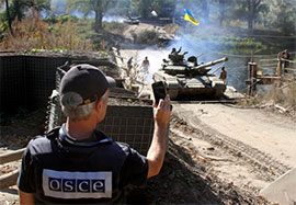 ОБСЄ зафіксувала наявність важких озброєнь і у бойовиків, і у ЗСУ