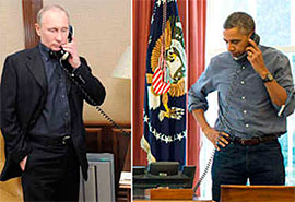 Обама поспілкувався з Путіним. Про Україну - також