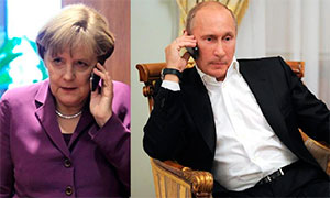 Меркель і Путін поговорили про Україну