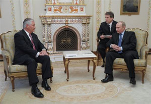 Головною темою зустрічі Тіллерсона з Путіним була Сирія