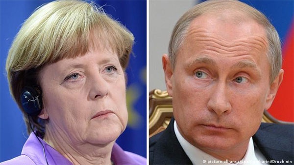 Меркель вимагає від Путіна відмовитися від посилення військ поблизу України