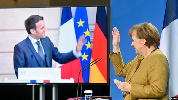 Тристороння відеоконференція Меркель, Макрона і Путіна: про що йшлося?