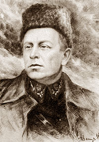 Симон Петлюра.  Худ. І.Денисенко