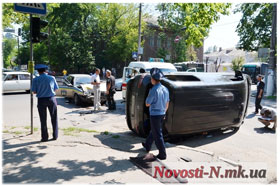 Дивне ДТП у центрі Миколаєва