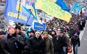 У столиці протестувальники завадили номенклатурному з’їзду суддів