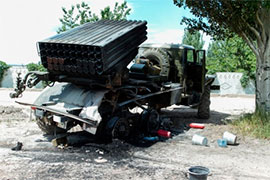 Терористи сьогодні вперше застосували установки залпового вогню “Град”. Влучили в овочеву базу