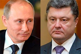 Президенти Порошенко і Путін поговорили по телефону. Версії прес-служб Президенти Порошенко і Путін поговорили по телефону. Версії прес-служб