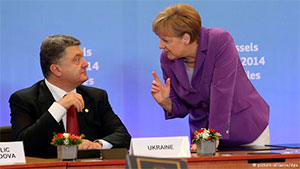 Меркель розповіла Порошенкові, що її слова про переговори з сепаратистами неправильно розтлумачили