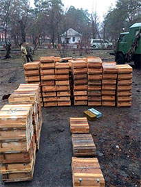 СБУ перехопила арсенал зброї, який вкрали в АТО для продажу СБУ перехопила арсенал зброї, який вкрали в АТО для продажу