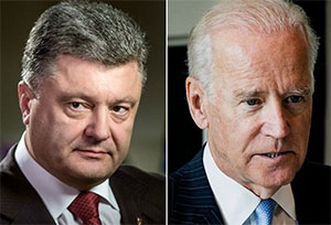 Порошенко поговорив з Байденом про війну на Донбасі