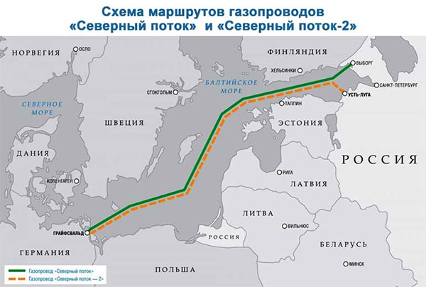 Європейський парламент висловився проти проекту «Північний потік-2»