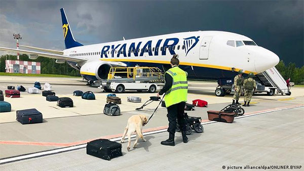 Мінтранс Білорусі оприлюднив фрагмент переговорів пілота Ryanair з диспетчером